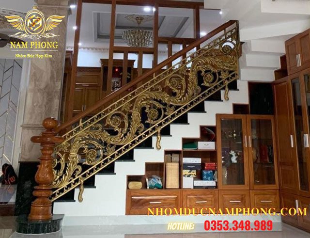 30+ mẫu cầu thang nhôm đúc đẹp, cao cấp 2023