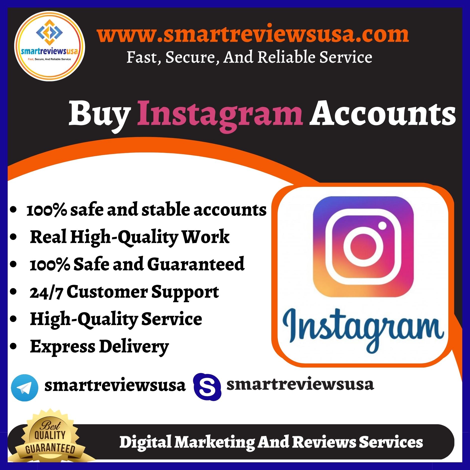Buy Instagram Accounts | 100% Verified, Safe, Aged Accounts