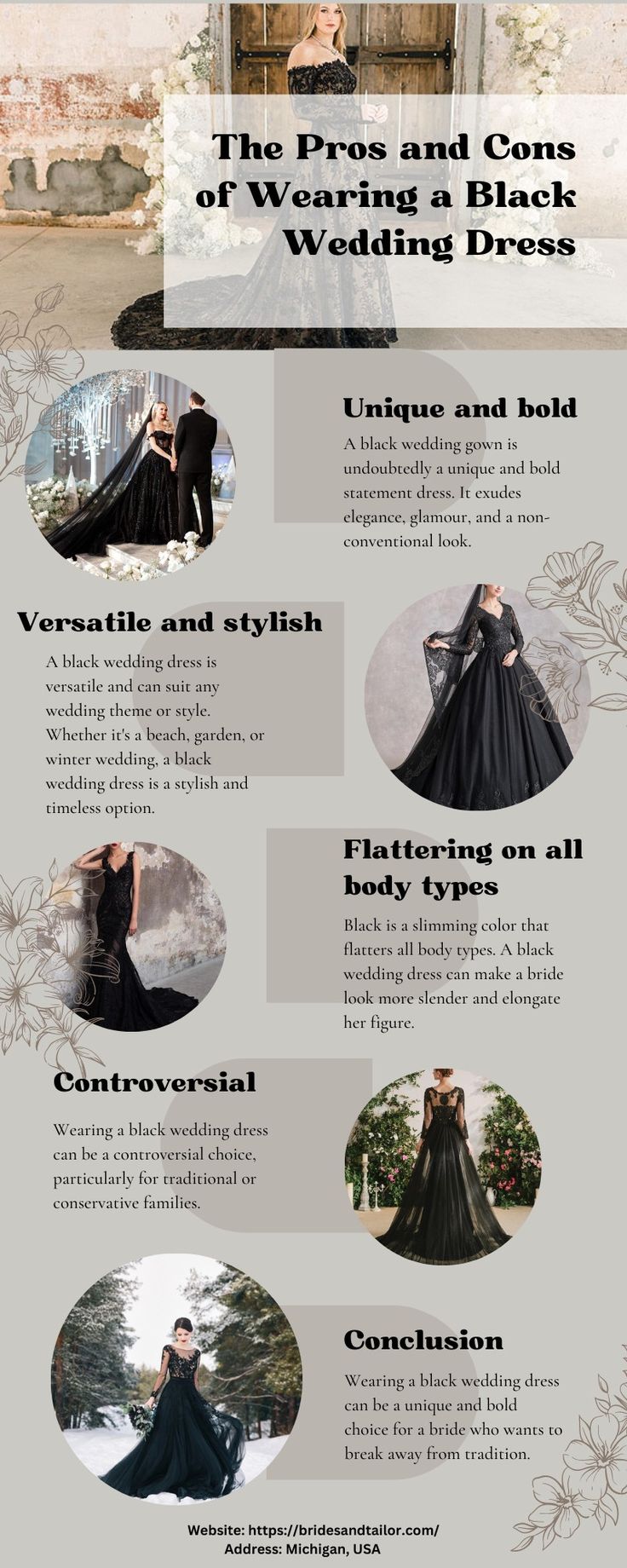 The Pros and Cons of Wearing a Black Wedding Dress in 2023 | Custom wedding dress, Black wedding gowns, Black wedding dresses