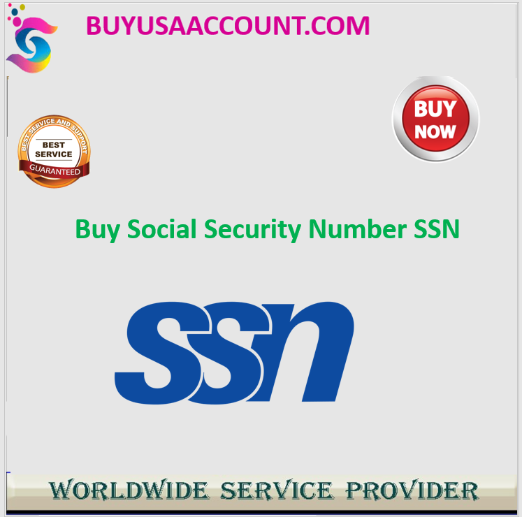 Buy Social Security Number SSN - 100%Safe USA SSN number