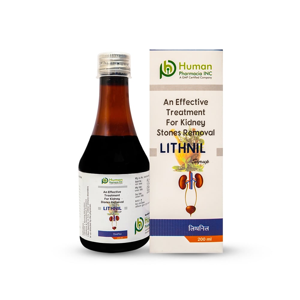 Kidney Stone Removal Syrup Manufacturers in India | Lithnil Syrup