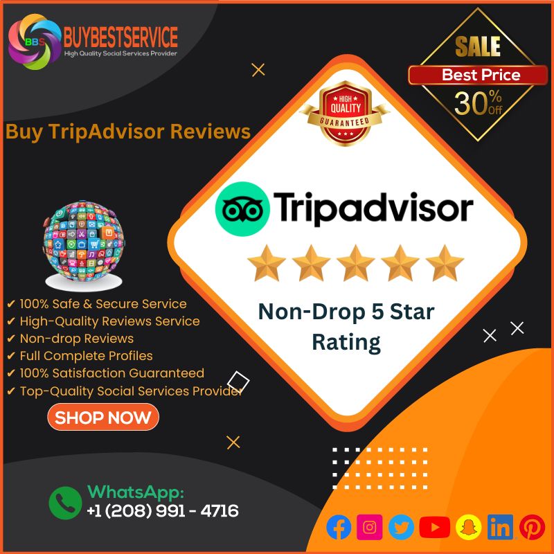Buy TripAdvisor Reviews - 100% Guarantee Permanent Reviews