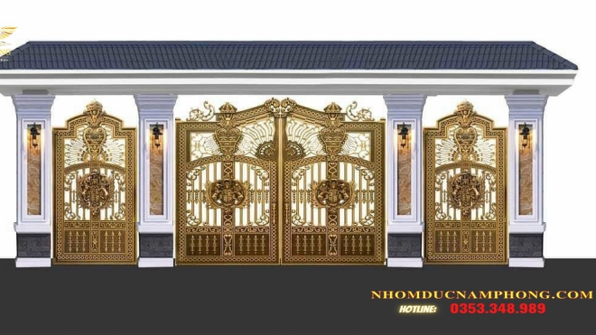 Nhôm Đúc Nam Phong – Nơi cung cấp cổng nhôm đúc Buckingham đẹp