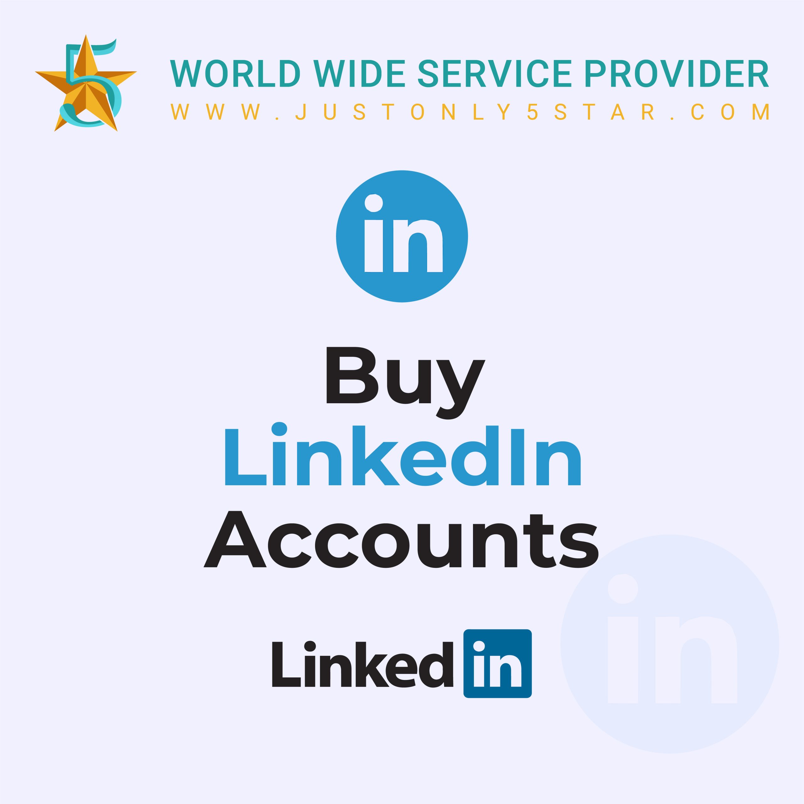 Buy LinkedIn Accounts - 100% Real, PVA, Verified, Bulk Accounts...