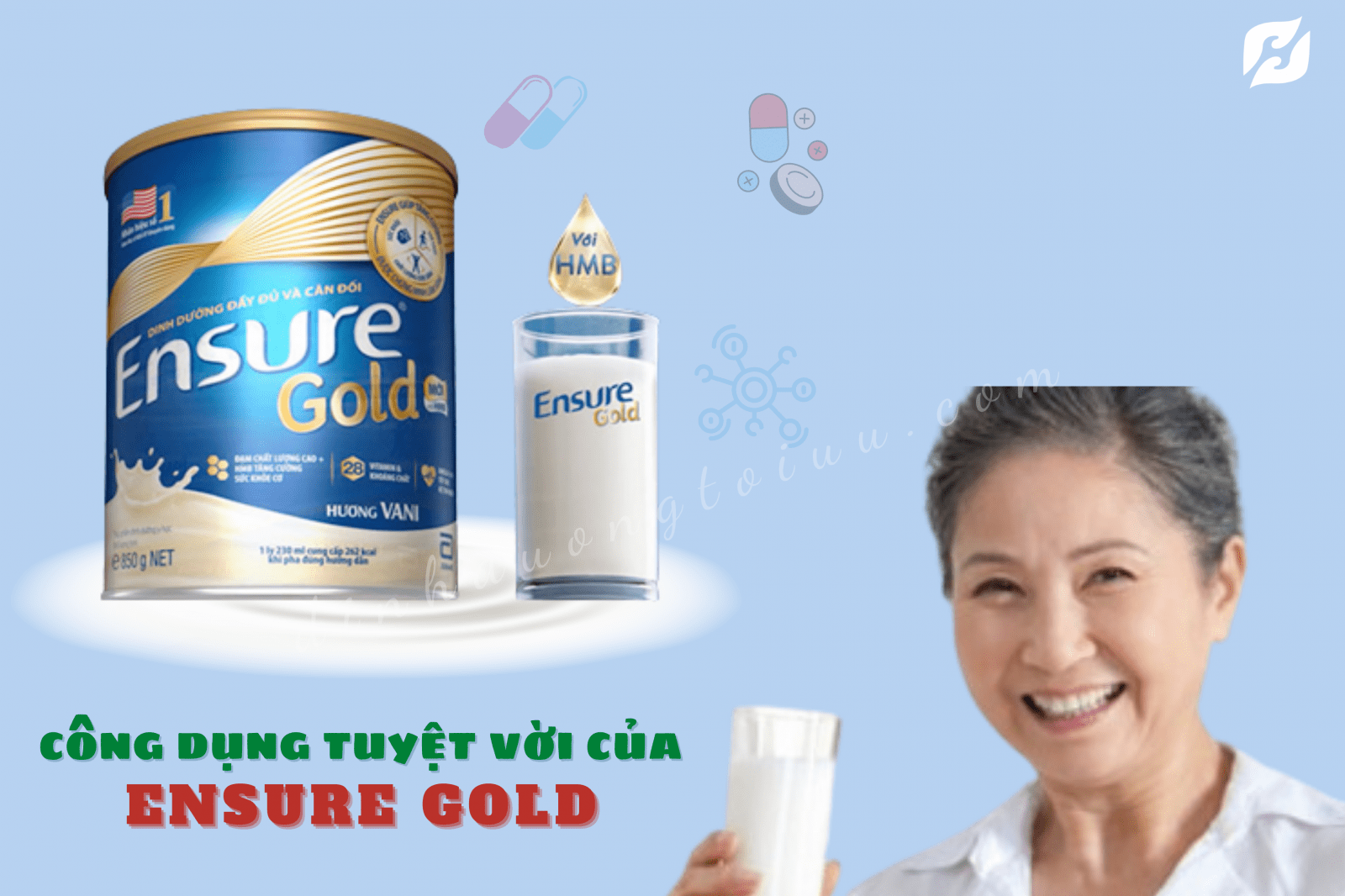 Sữa Ensure Gold 400g giá bao nhiêu? - H&H Nutrition