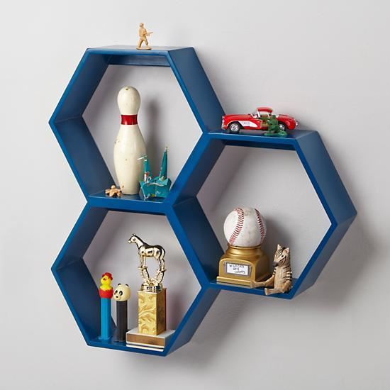 Hexagon wall rack at best price online | The Home Dekor