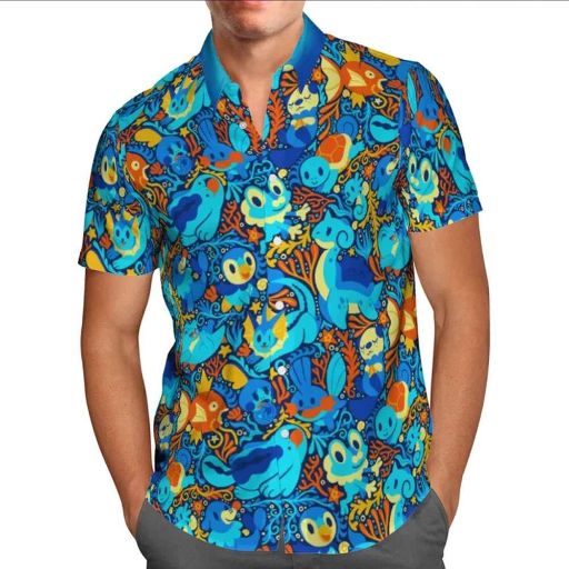 Hawaiian Pokemon shirt with the best quality