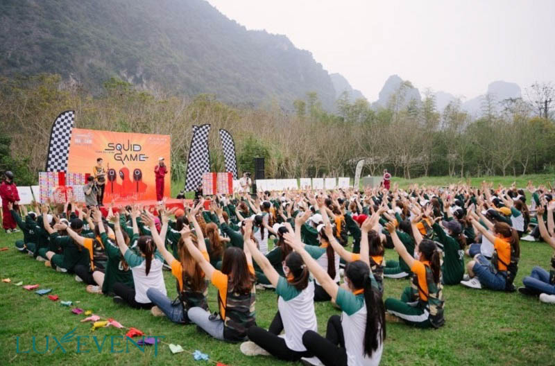 Team building Squid game: Kịch bản, trò chơi thú vị