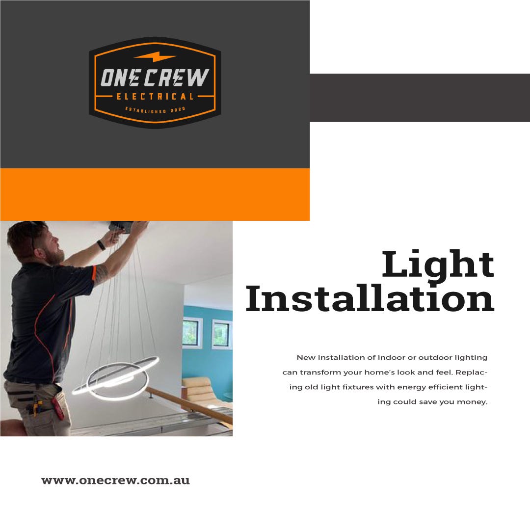 Install Ceiling lights- Transform The Environment | by OneCrew Electrical | Mar, 2023 | Medium