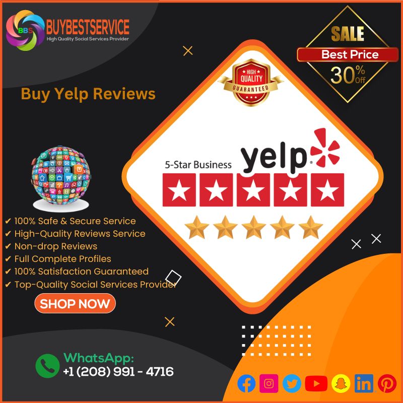 Buy Yelp Reviews - 100% Real, Safe & Permanent Reviews