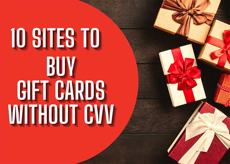 10 Websites to Buy Gift Cards Without CVV (Complete Guideline)