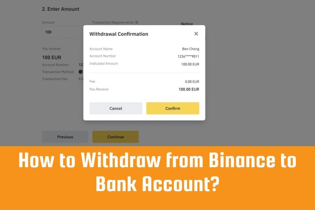 How to Withdraw From Binance to Bank Account