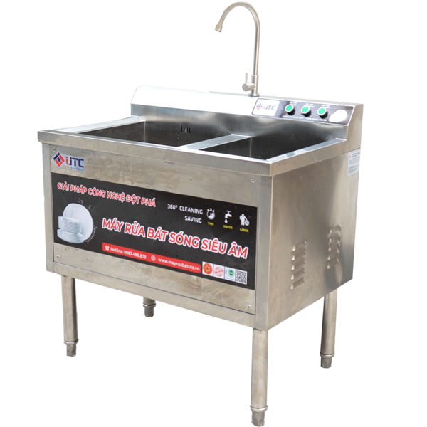 Lắp đặt máy rửa bát bán công nghiệp UTC tại Bắc Ninh – Máy rửa bát siêu âm