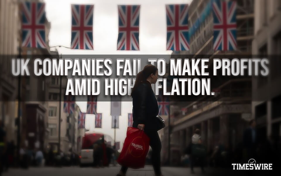 UK companies fail to make profits amid high inflation. - TimesWire