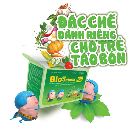 Bio-acimin Fiber Đặc chế dành riêng cho trẻ táo bón