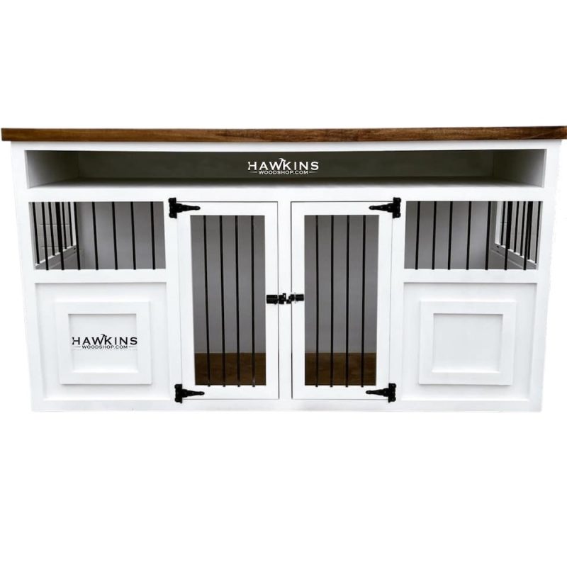 Double Door Dog Kennels - Hawkins Woodshop