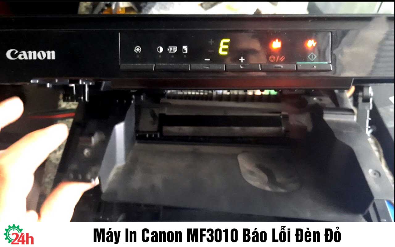 Máy in Canon MF3010 báo lỗi đèn đỏ - Tìm Hiểu Ngay