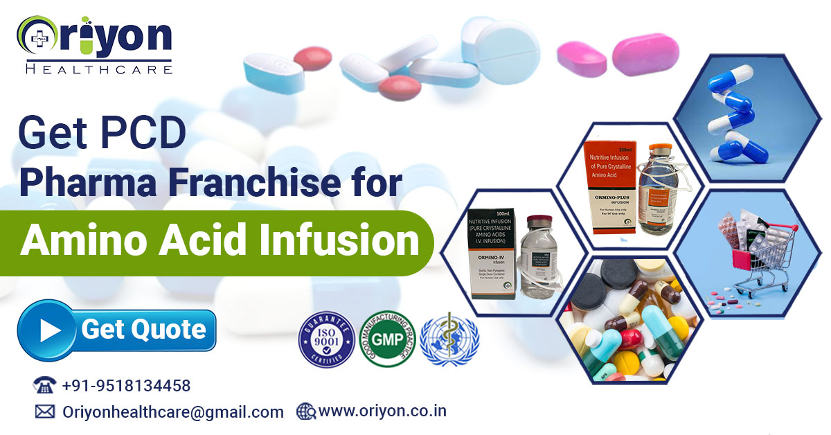Best #1 PCD Pharma Franchise Company for Amino Acid Infusion