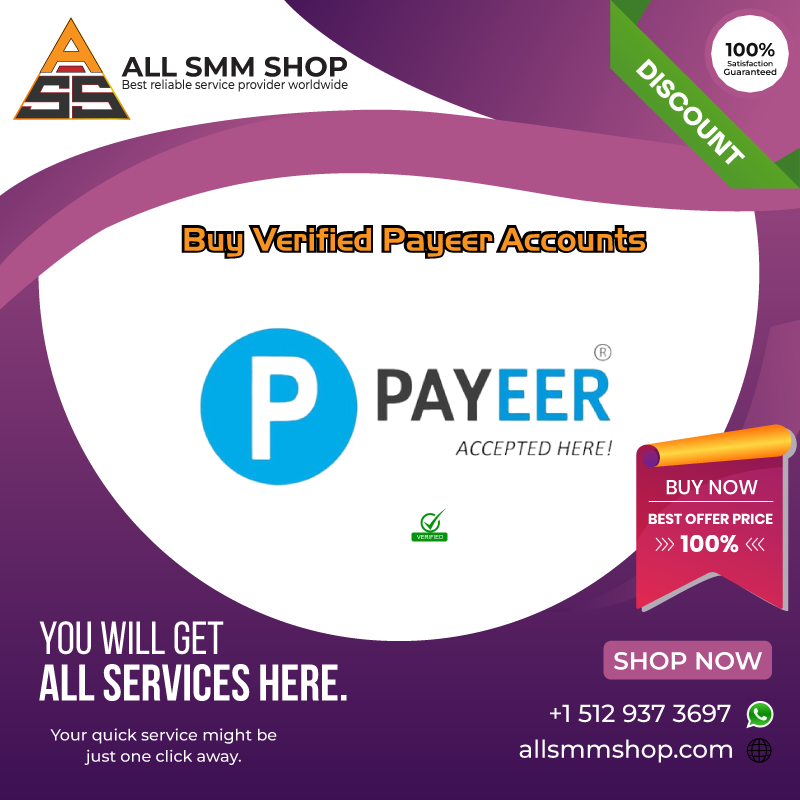 Buy Verified Payeer Accounts - 100% Safe & Verified Accounts