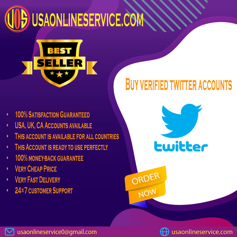 Buy Verified Twitter Accounts - USA, UK, CA, & Other Country verified