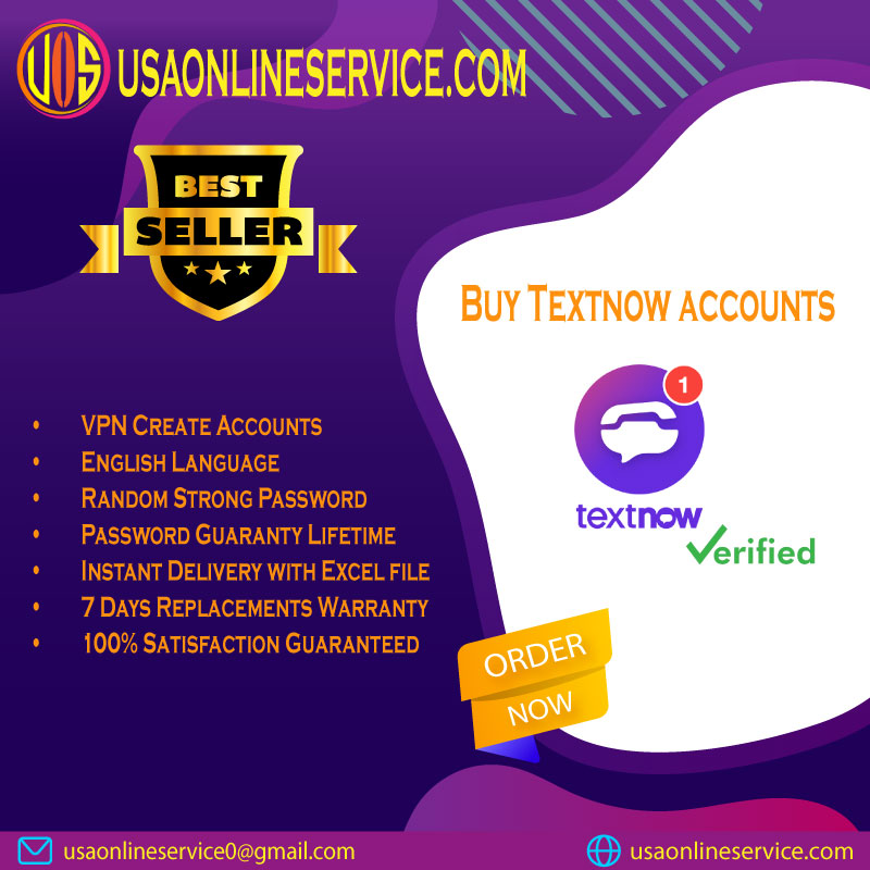 Buy Textnow accounts - PVA 100% verified