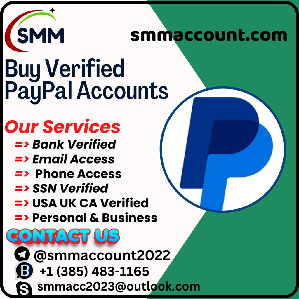 Buy Verified PayPal Accounts - 100% USA UK CA Full Verified