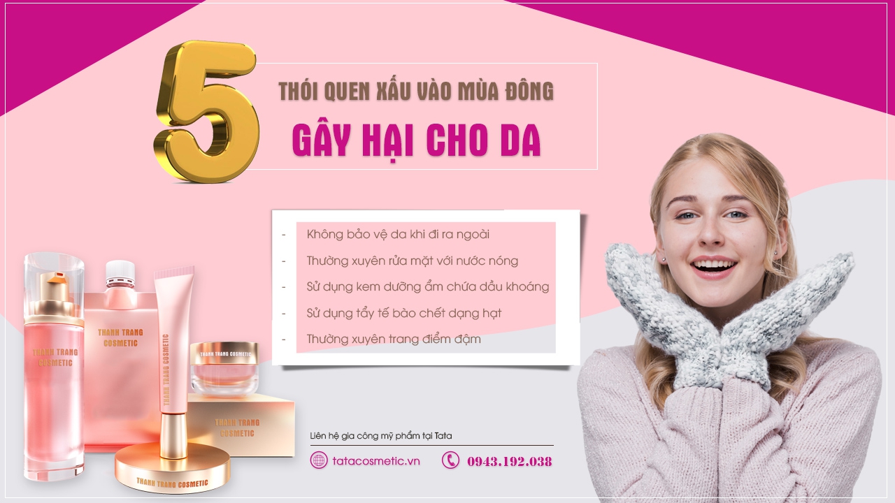 5 thói quen xấu gây hại cho da vào mùa đông