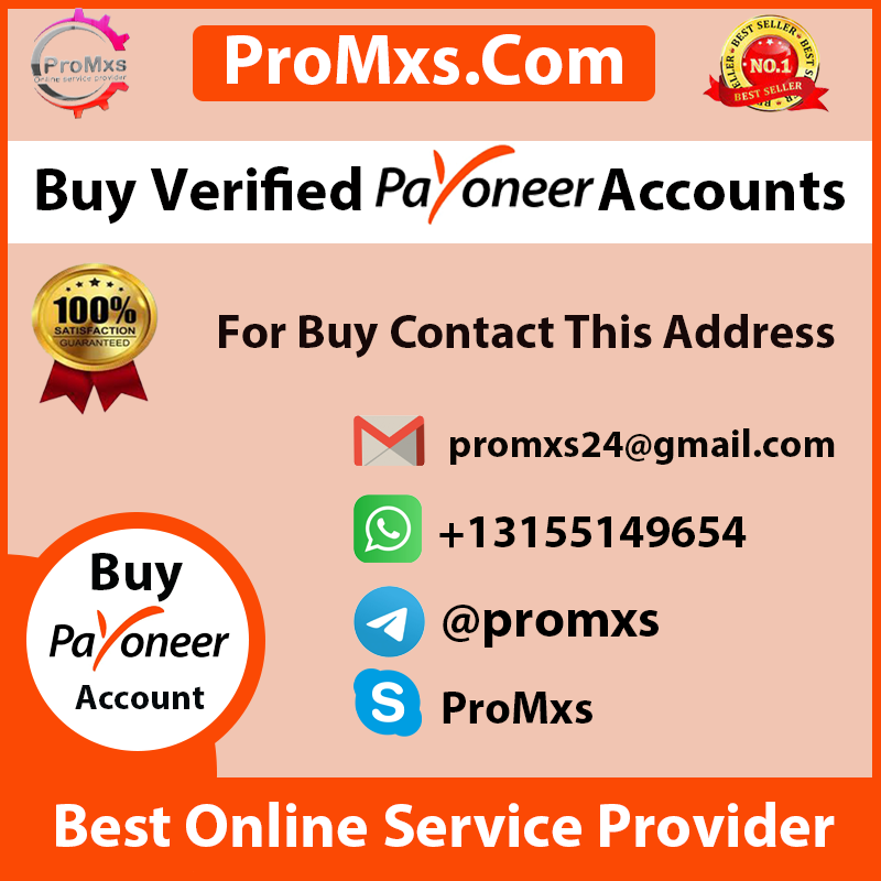 Buy Verified Payoneer Accounts From ProMxs Top Service In US