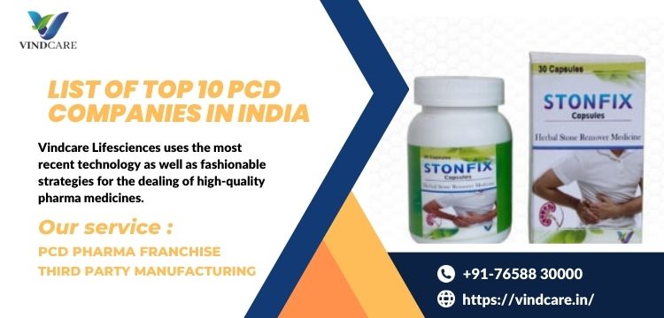 List of Top 10 PCD Companies in India | Vindcare Lifesciences