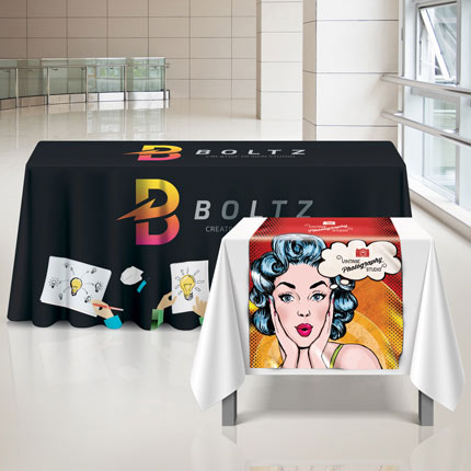 Custom Table Covers and Throws  |  The Spot For Printing