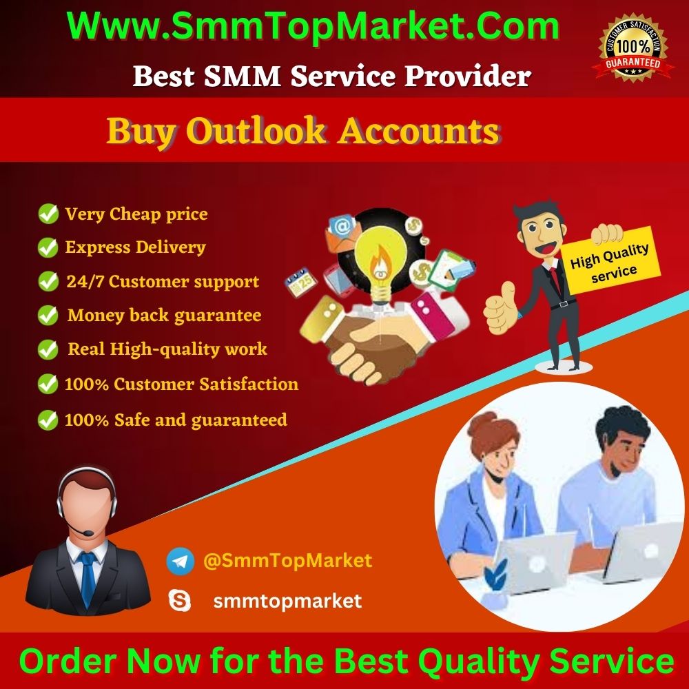 Buy Outlook Accounts - SmmTopMarket