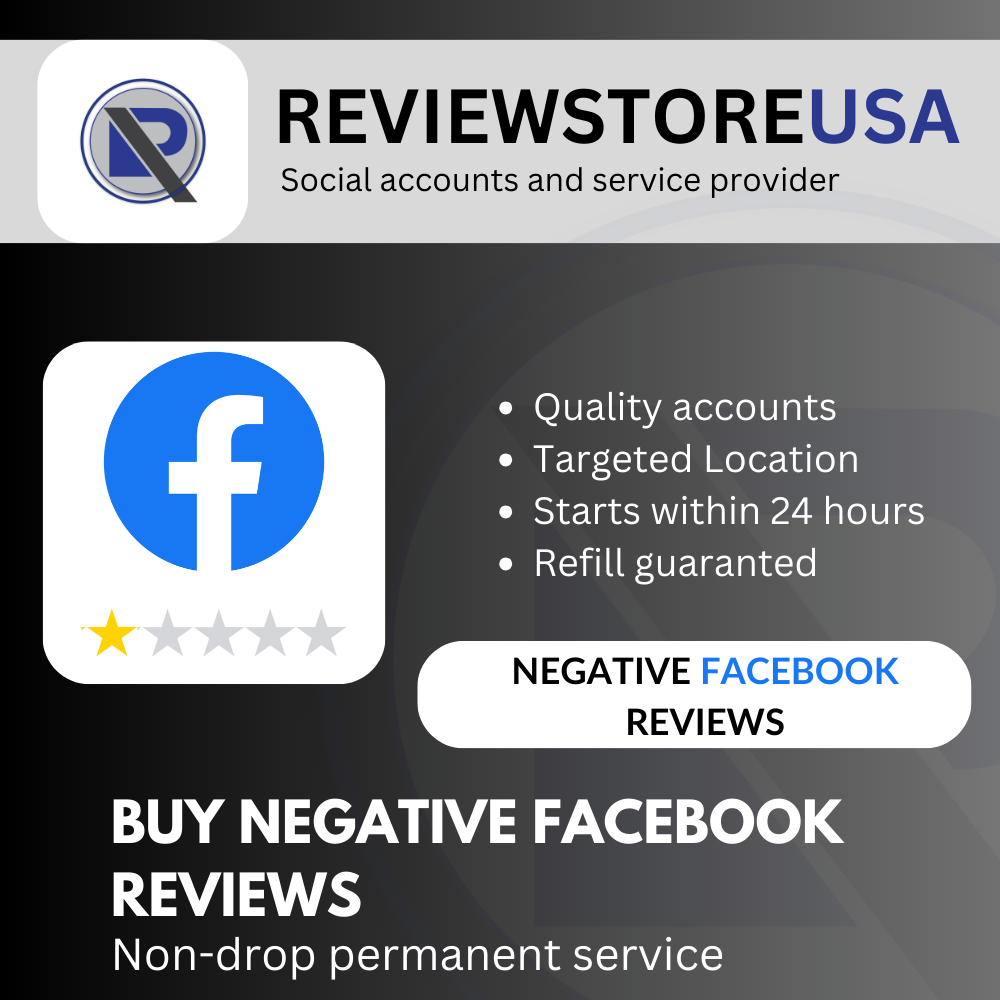 Buy Negative Facebook Reviews - ReveiwStoreUSA Buy facebook Reviews SEO Title