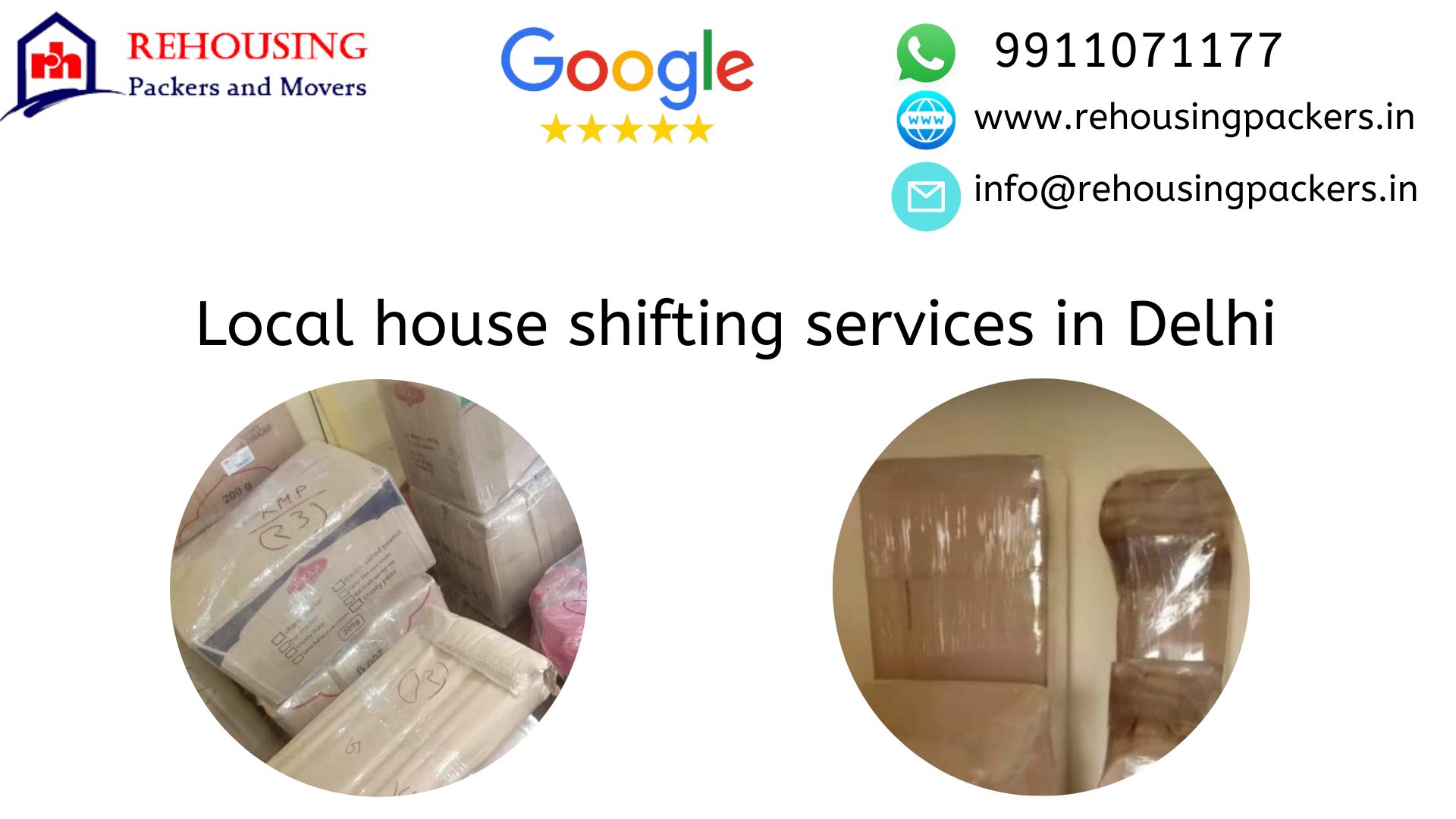 Local shifting services in Delhi | Rehousing packers