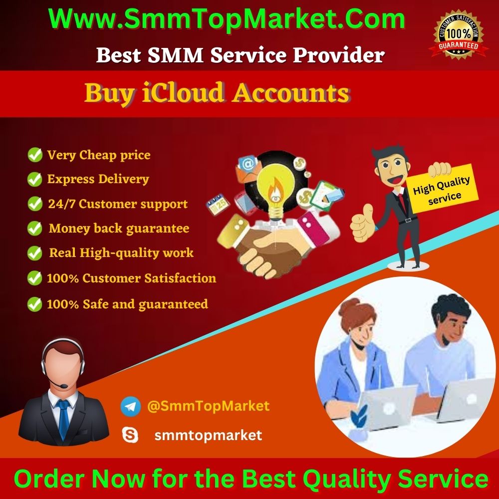 Buy iCloud Accounts - SmmTopMarket