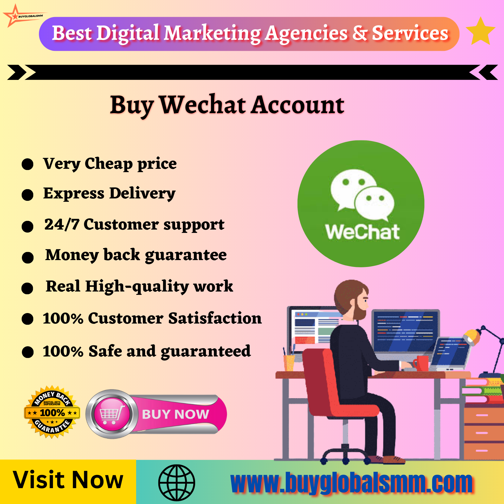Buy Wechat Account-- 100% Fully Verified & cheap...