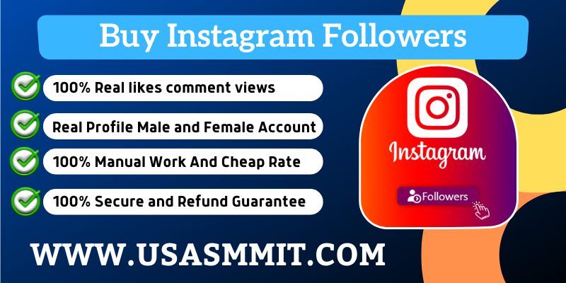 Buy Instagram Followers - 100% Real & Active Profile Follow