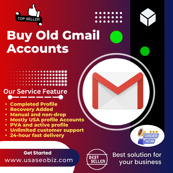 Buy Old Gmail Accounts - Best PVA Reliable Gmail Account
