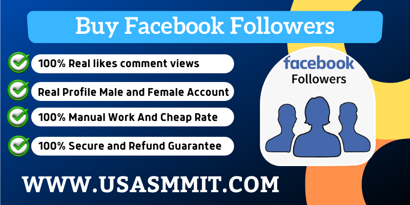 Buy Facebook Followers - 100% Real Active cheap Followers