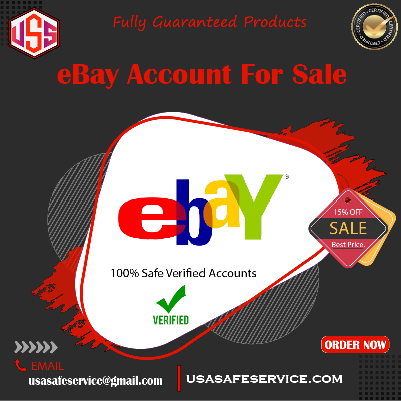 Buy eBay Accounts Safe USA Card Verified Old New Accounts