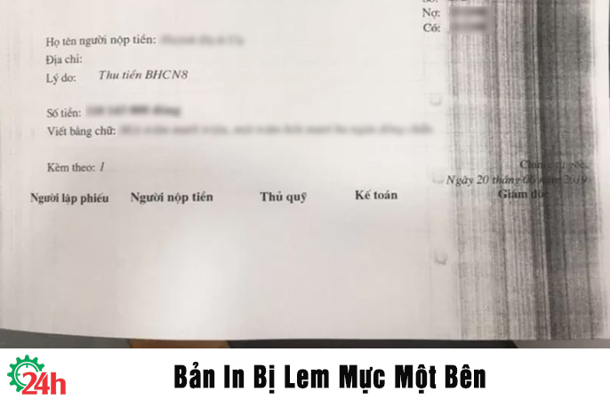 Bản In Bị Lem Mực Một Bên - Nguyên Nhân Và Cách Khắc Phục