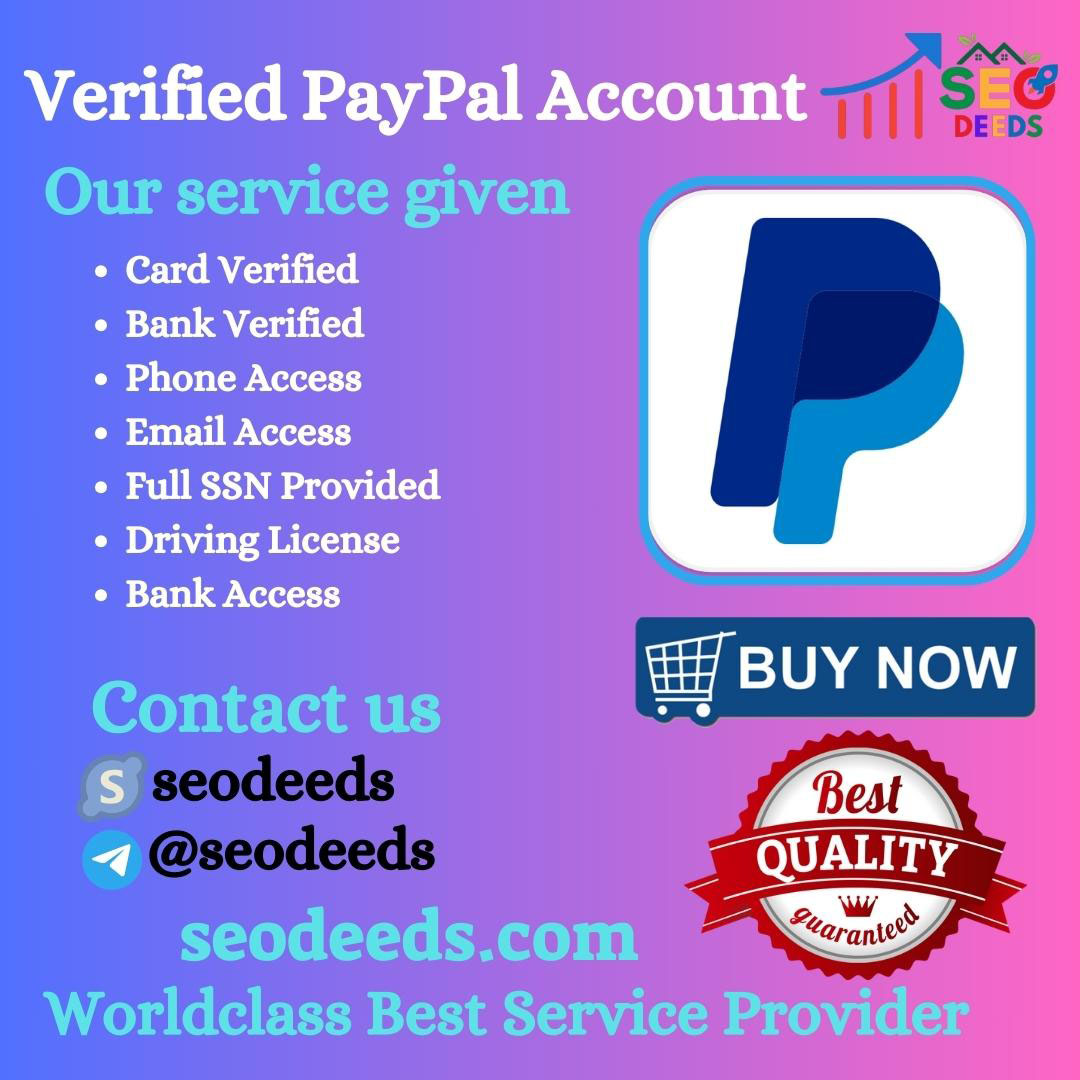 Buy Verified PayPal Accounts - 100% Trusted And Verified
