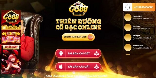 GO88 - Game Bài Đổi Thưởng PLAY GO88 - Tải GO88.gl