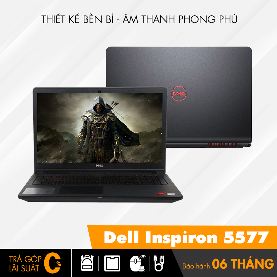 Laptop Dell Inspiron 5577 core i7 cũ [chính hãng] Chuẩn Zin 100%