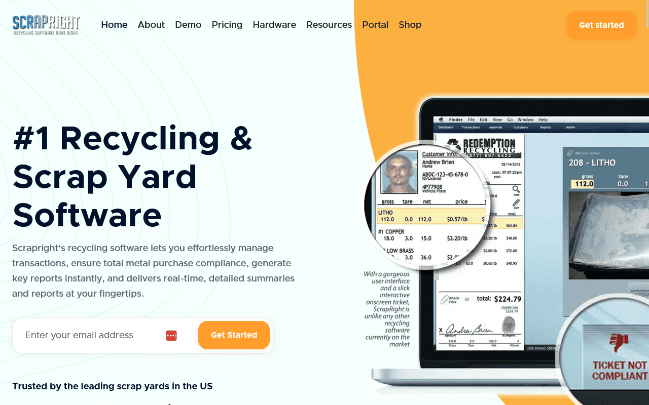 Recycling & Scrap Yard Software - ScrapRight