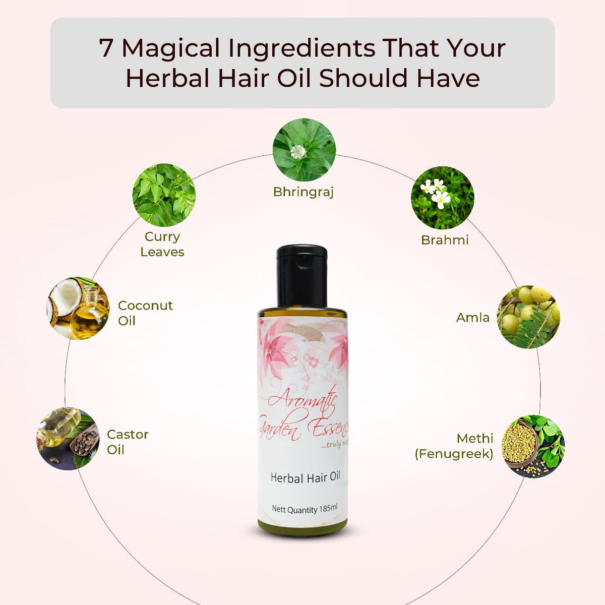 7 Magical Ingredients That Your Herbal Hair Oil Should Have