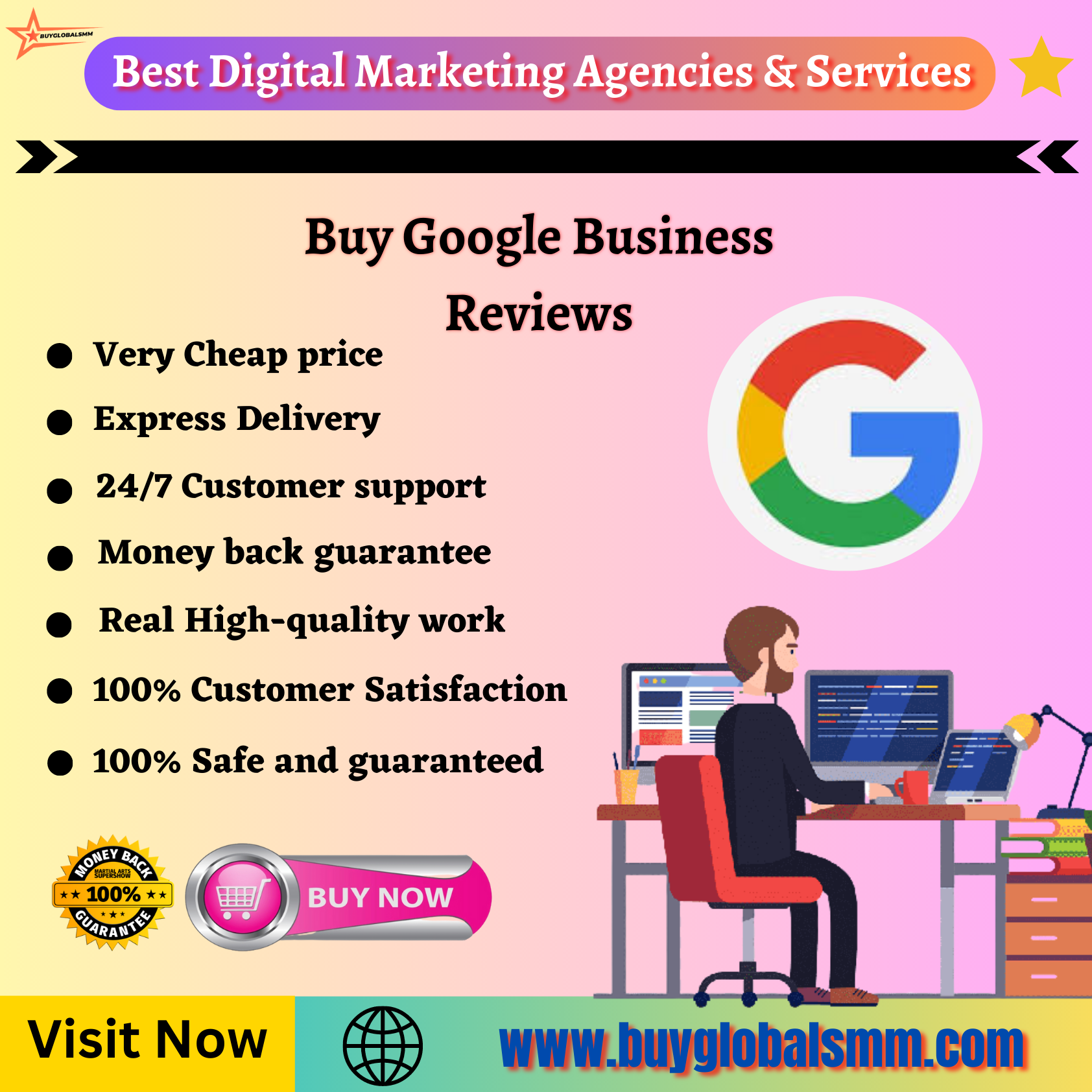 Buy Google Business Reviews-100% trusted service