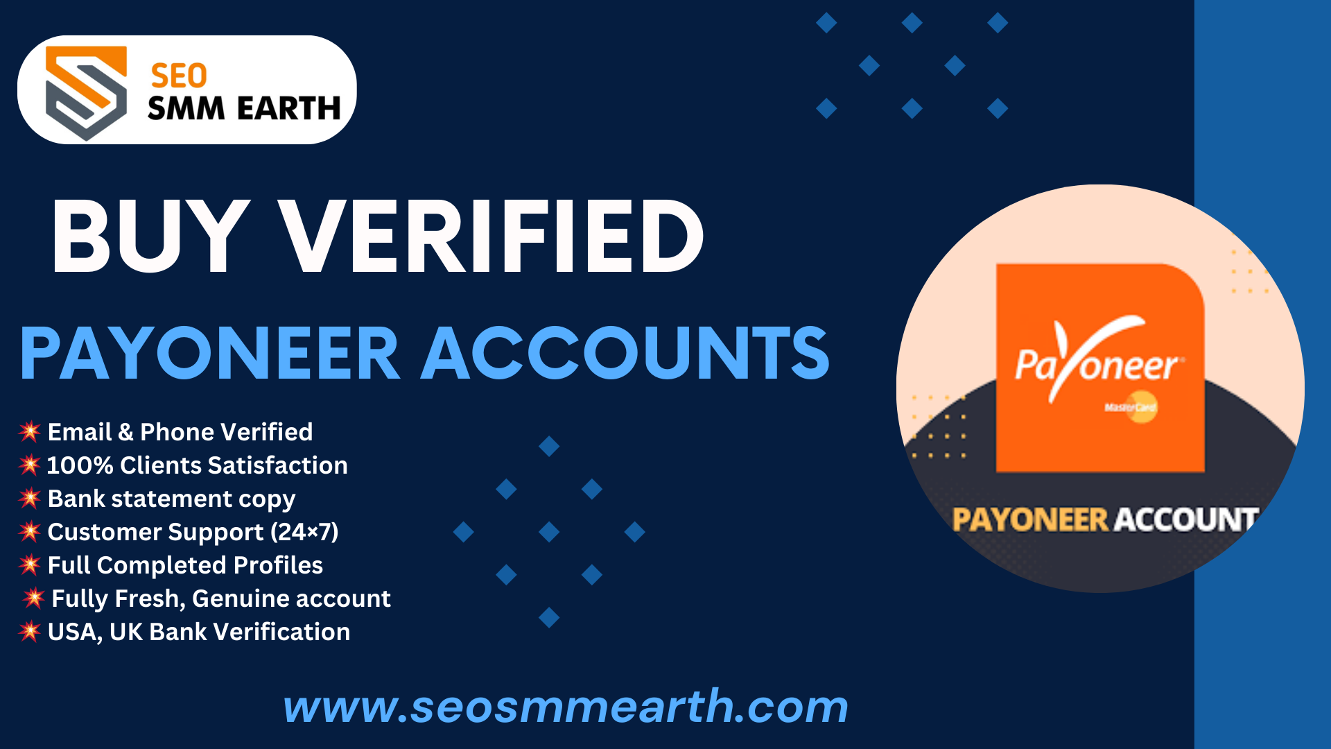Buy Verified Payoneer Accounts - 100% Positive Payoneer Account