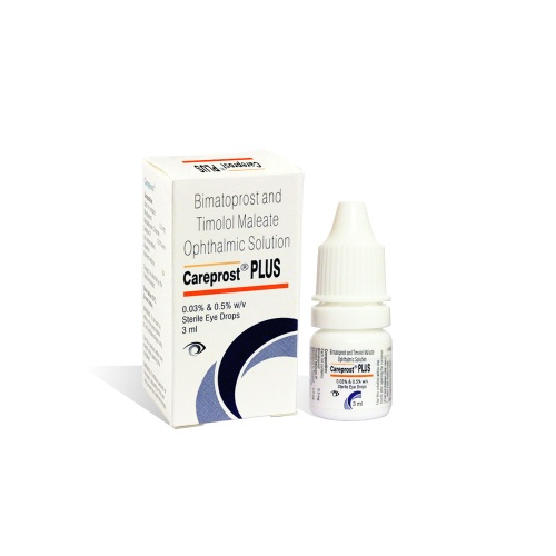 Careprost Plus 3ml Eye Drops: Bimatoprost and Timolol To Treat Eye Issue