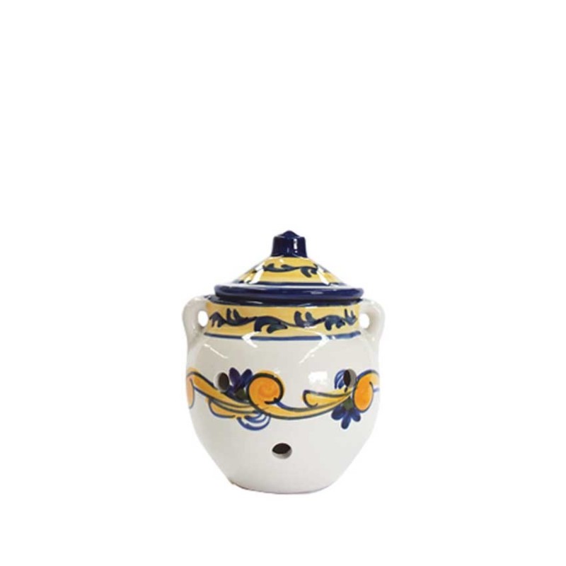 Buy online spanish ceramic Royal Garlic Pot wholesale in Australia